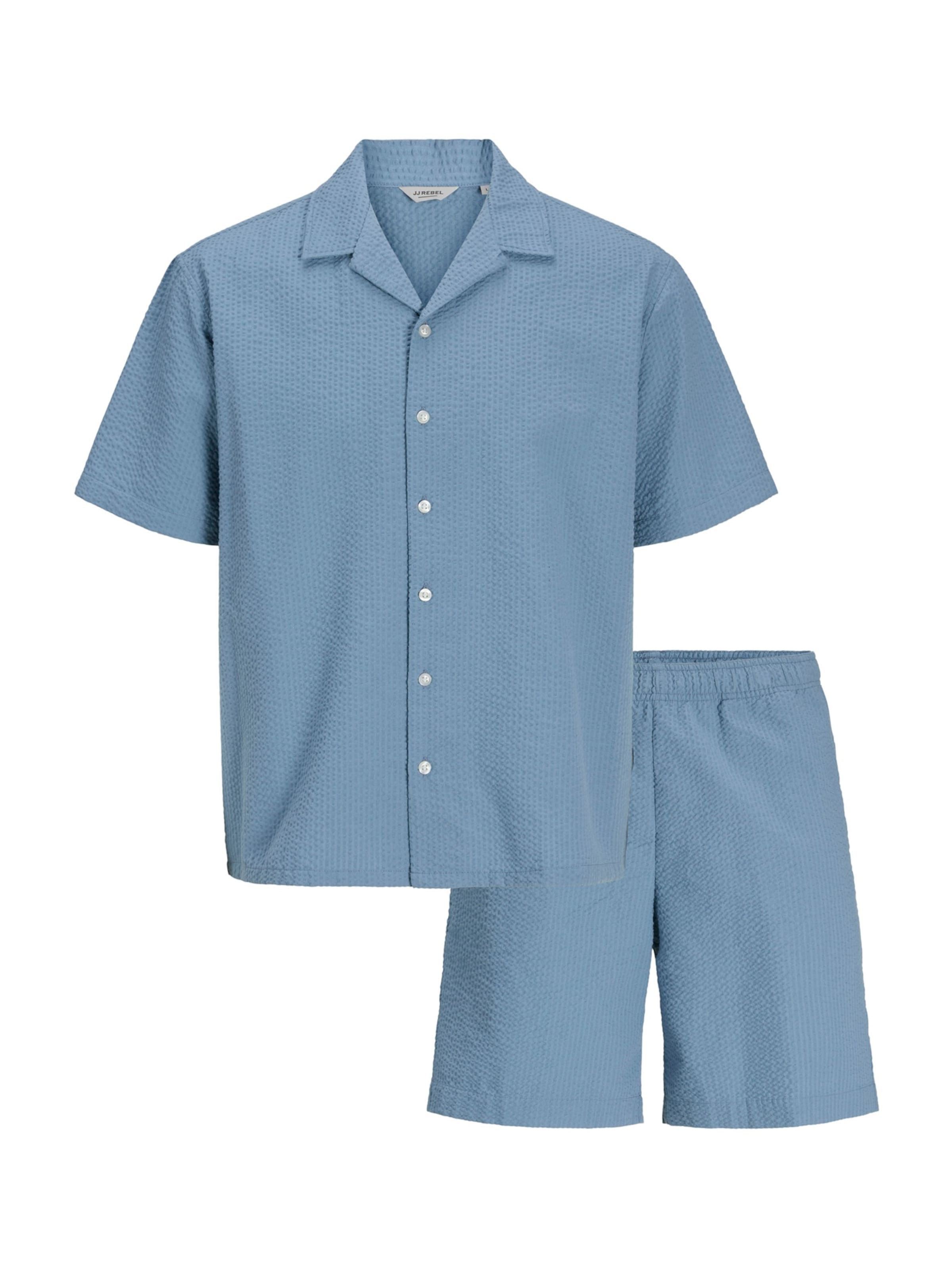 Survêtement 'JREBHAVEN' JJ Rebel en bleu : devant