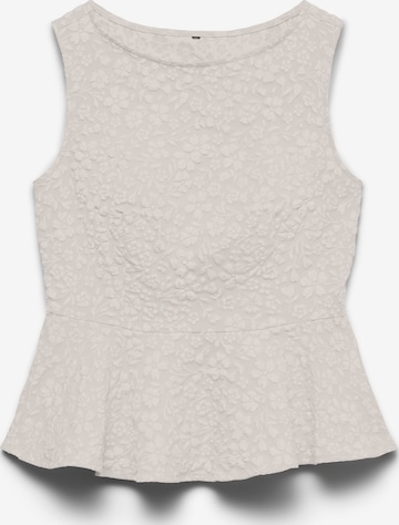 Chemisier VERO MODA en blanc : devant