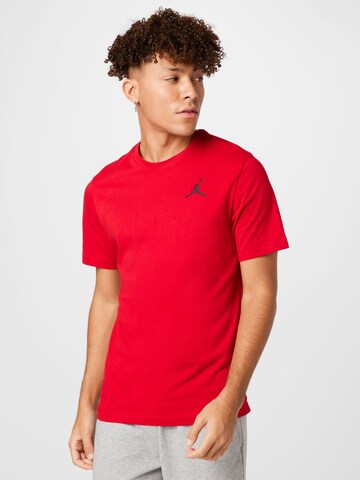 Jordan - Camisa 'JUMPMAN' em vermelho: frente