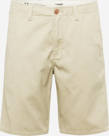 WRANGLER Regular Chino 'CASEY' in Beige: voorkant