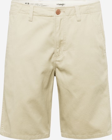 WRANGLER - Regular Calças chino 'CASEY' em bege: frente