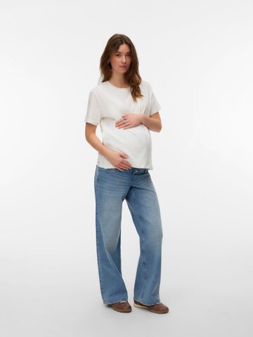Vero Moda Maternity Wide Leg Jeans in Blau