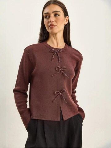 Giacchetta di Bianco Lucci in marrone: frontale