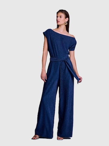 Next - Jumpsuit en azul: frente