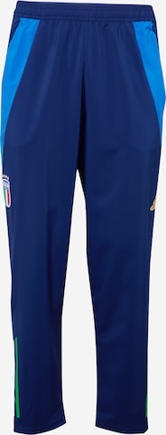 ADIDAS PERFORMANCE Regular Workout Pants 'Italy Tiro 24' in Blue: front