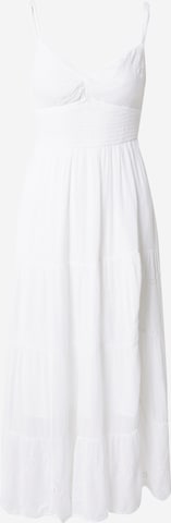 Robe HOLLISTER en blanc : devant