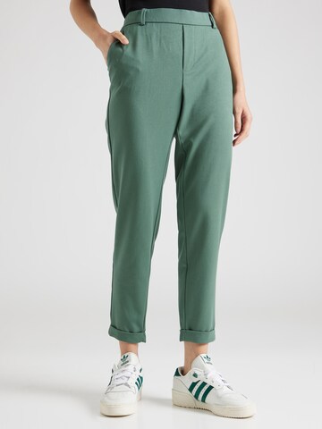 Coupe slim Pantalon 'MAYA' VERO MODA en vert : devant