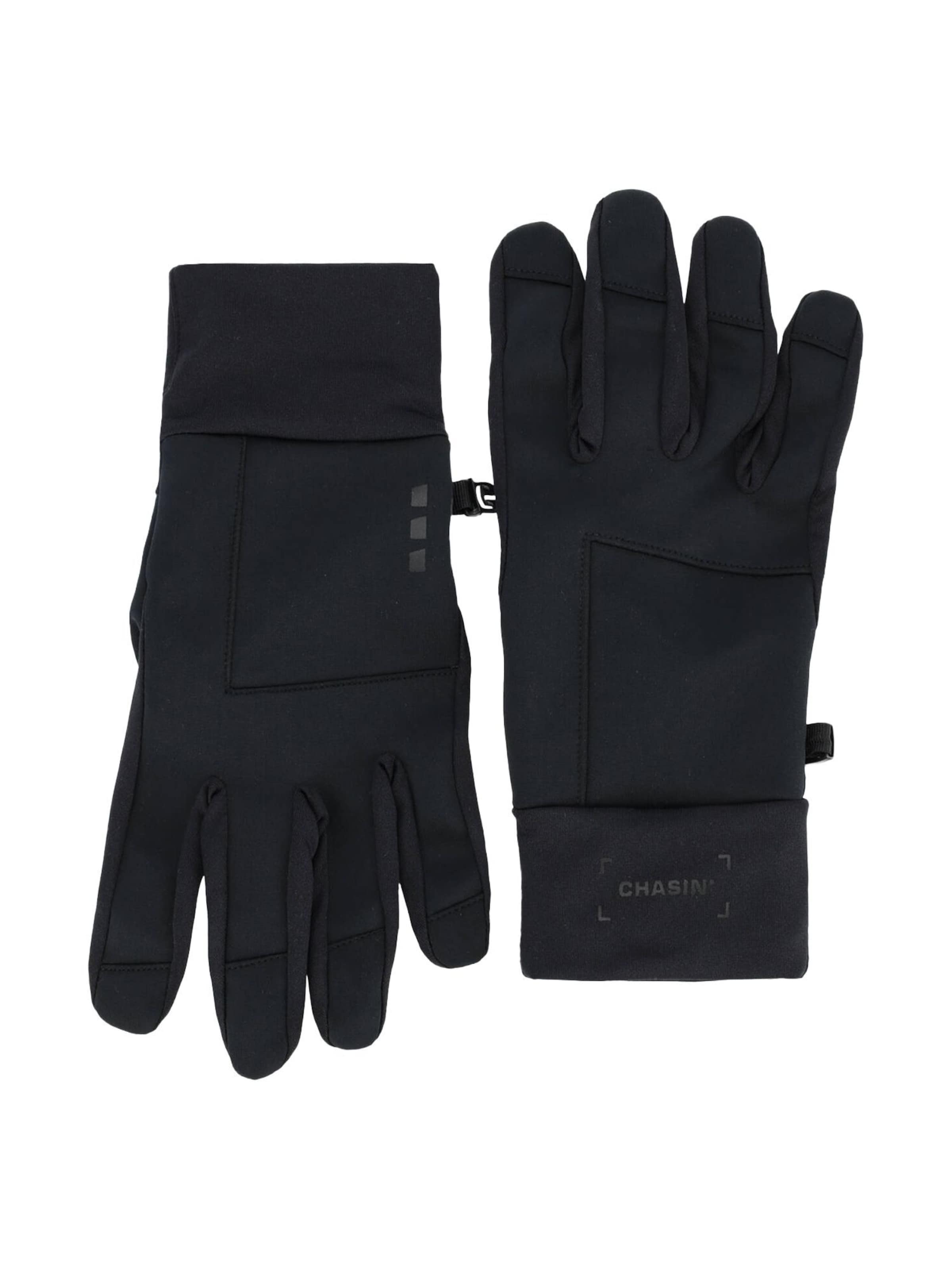 CHASIN' Fingerhandschuhe 'Pikes' in Schwarz: Vorderseite