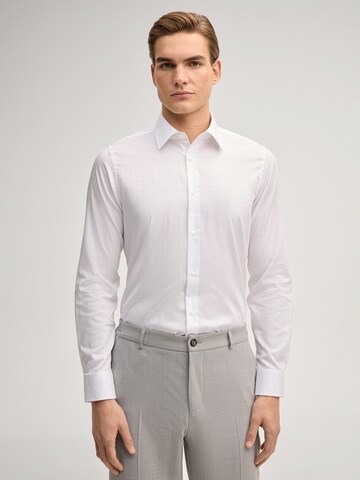 JOOP! Slim Fit Businesshemd 'Pierce' in Weiß: Vorderseite