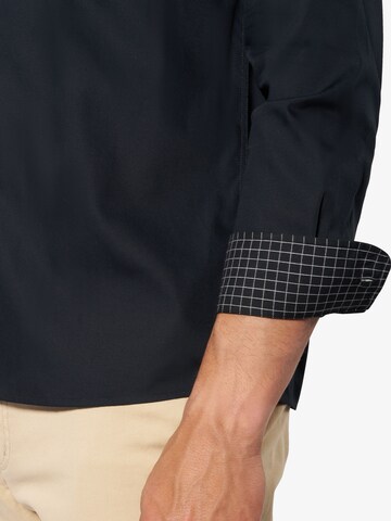 BABISTA Regular fit Button Up Shirt 'Jornan' in Black