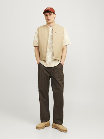 JACK & JONES Loosefit Broek in Bruin