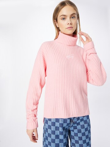 Pullover di Tommy Jeans in rosa: frontale