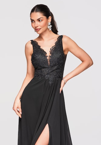 Robe de soirée Ombre en noir