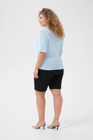 Cardigan KAFFE CURVE en bleu