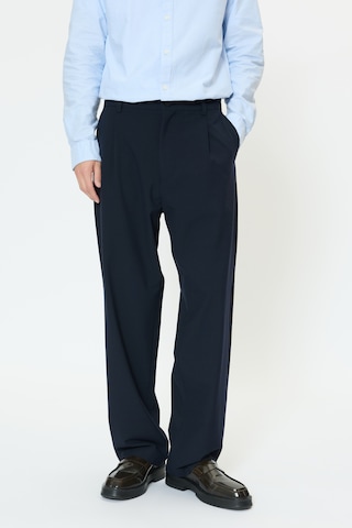 Loosefit Pantalon à pince 'MAChino' Matinique en bleu : devant