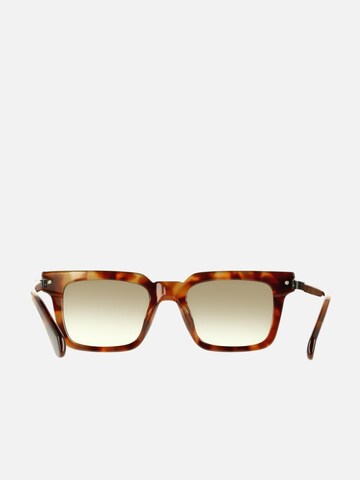 FERRAGAMO Sunglasses 'Ferragamo SF2103S Khaki horn 53/21/145 MAN Sunglasses' in Brown