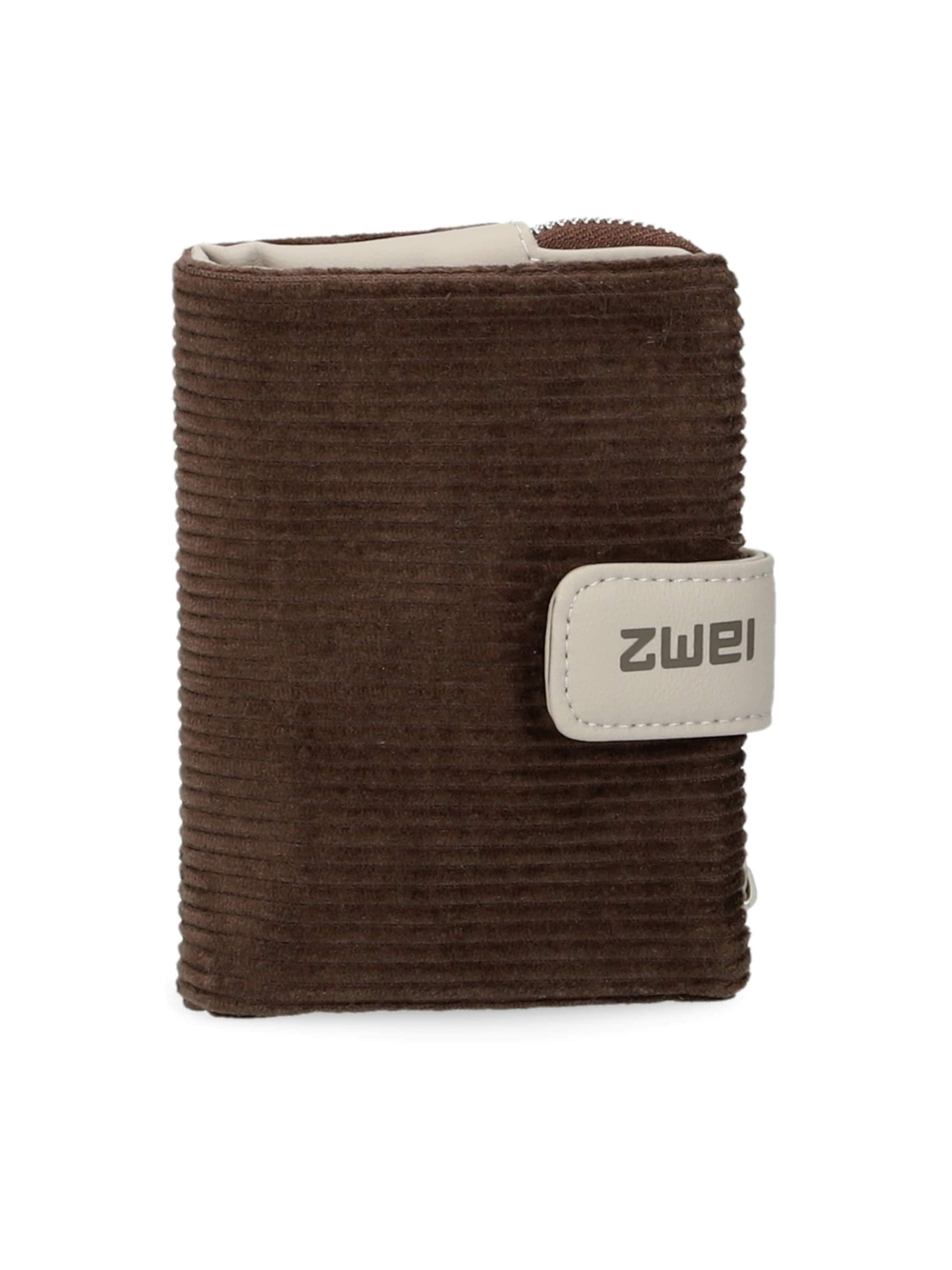 ZWEI Portemonnee 'MADEMOISELLE.M MW5' in Bruin: voorkant