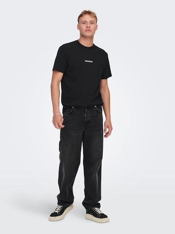 Only & Sons Regular Jeans in Black