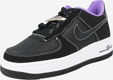 Nike Sportswear Trampki 'FORCE 1' w kolorze czarny: przód