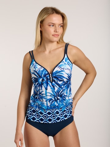 SUNFLAIR Tankini 'Ethno Palm' in Blauw