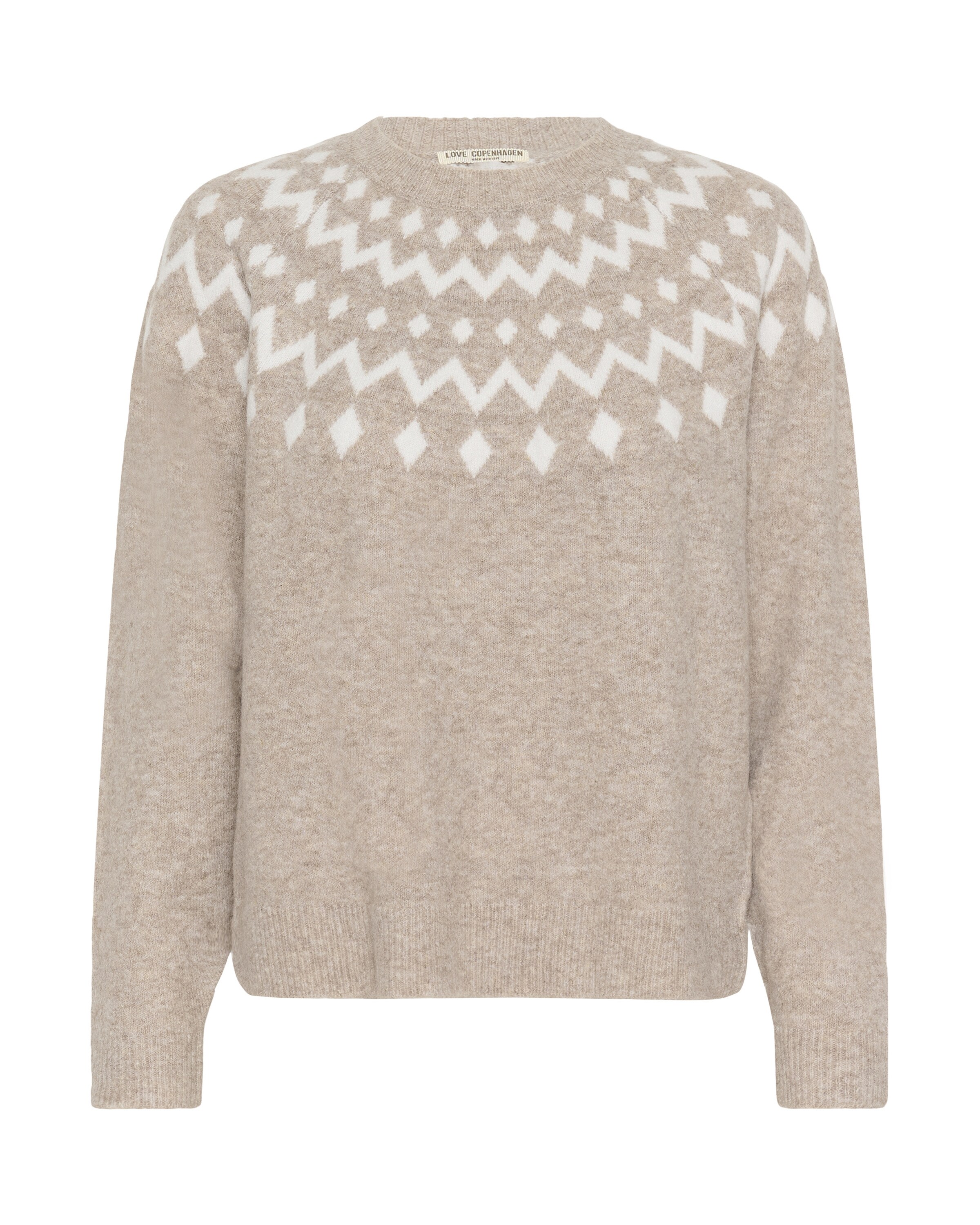 Love Copenhagen Pullover 'Fair' i beige: forside
