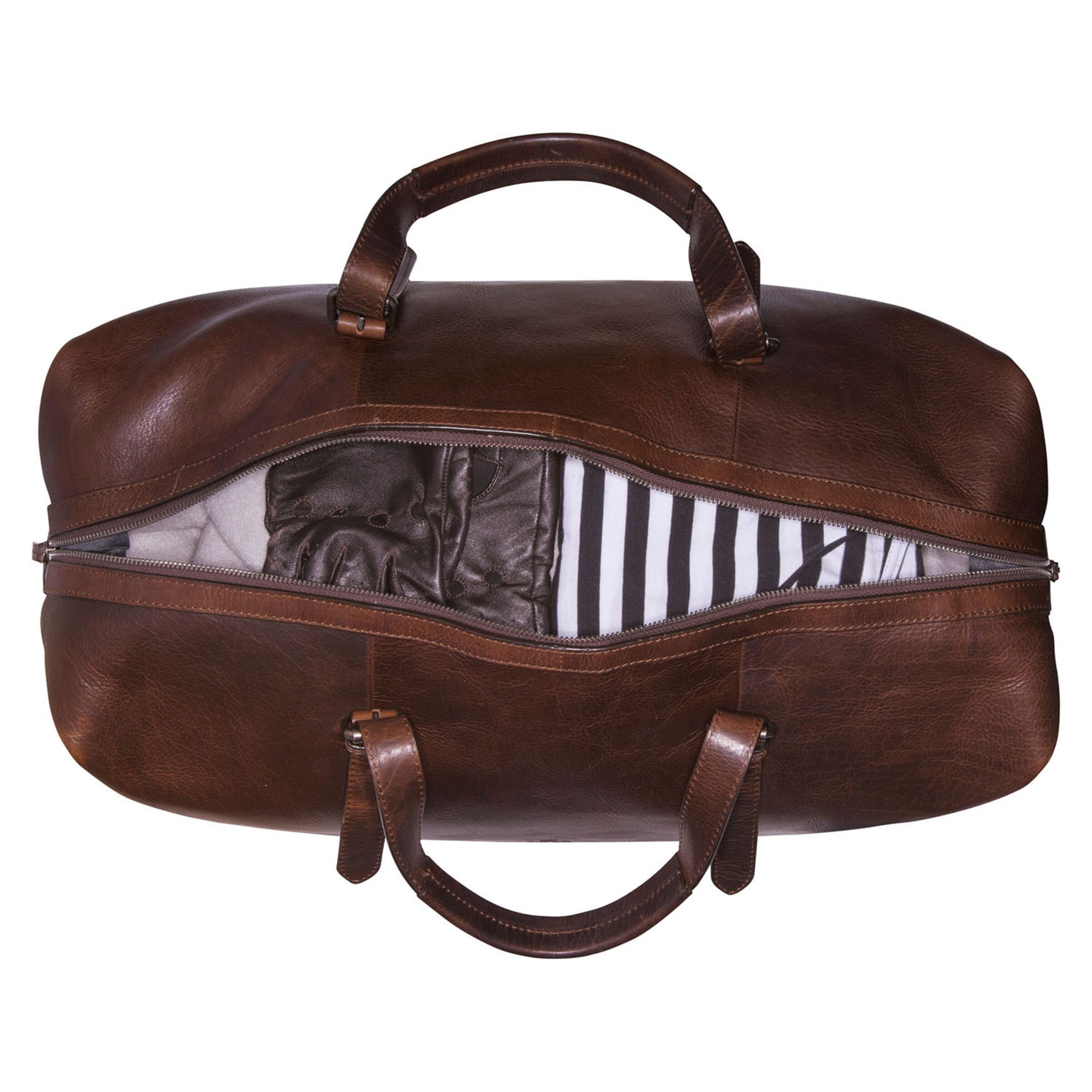 LEONHARD HEYDEN Travel bag 'Roma' in Brown