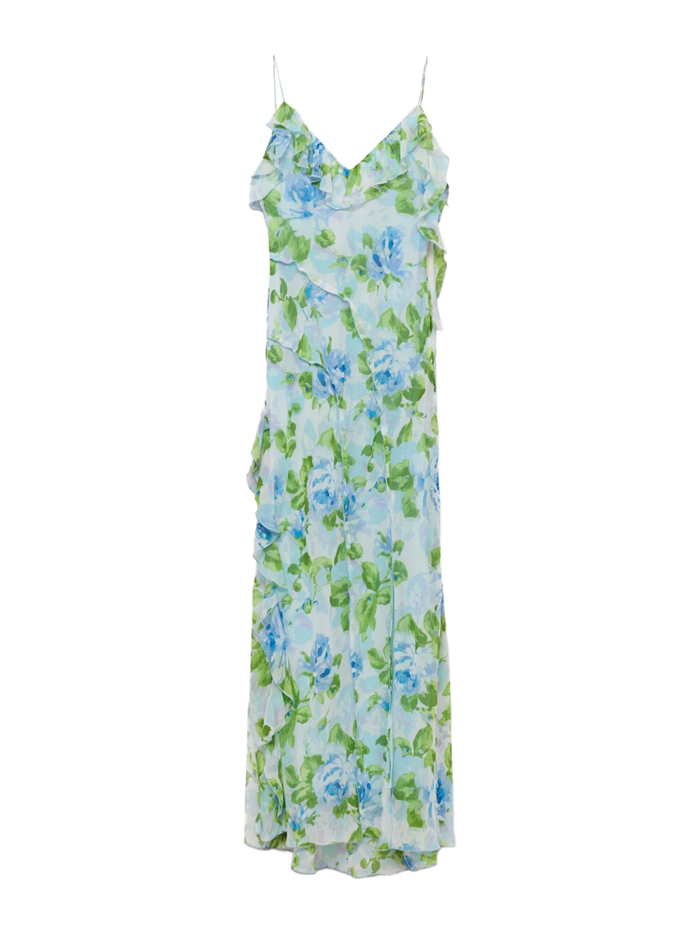 MANGO Sommerkjole 'Azalie' i blå: forside