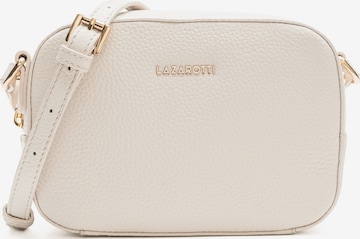 Lazarotti Crossbody Bag 'Bologna Leather' in White: front