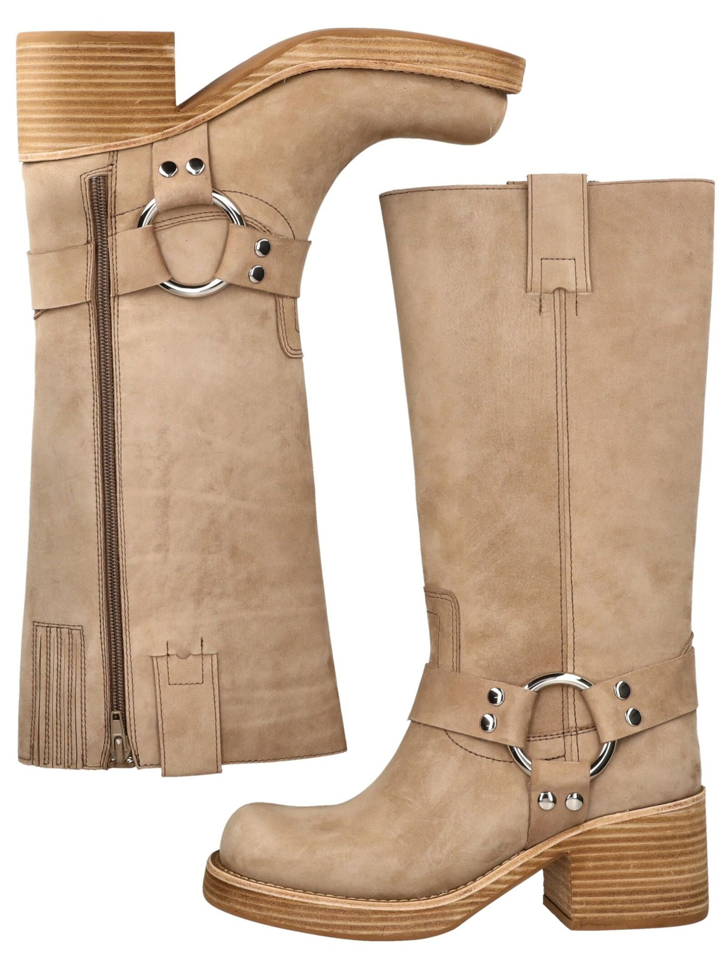 Jeffrey Campbell Laarzen in Beige