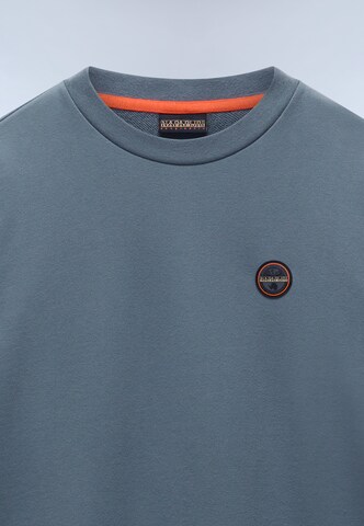 NAPAPIJRI Sweatshirt 'B-Badge' in Grijs