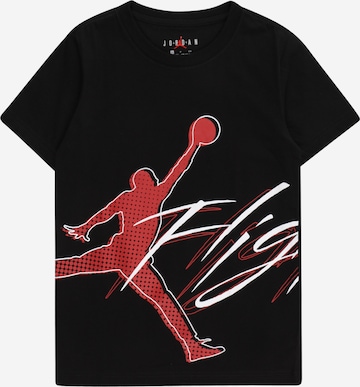 Tricou 'FLIGHT' de la Jordan pe negru: față