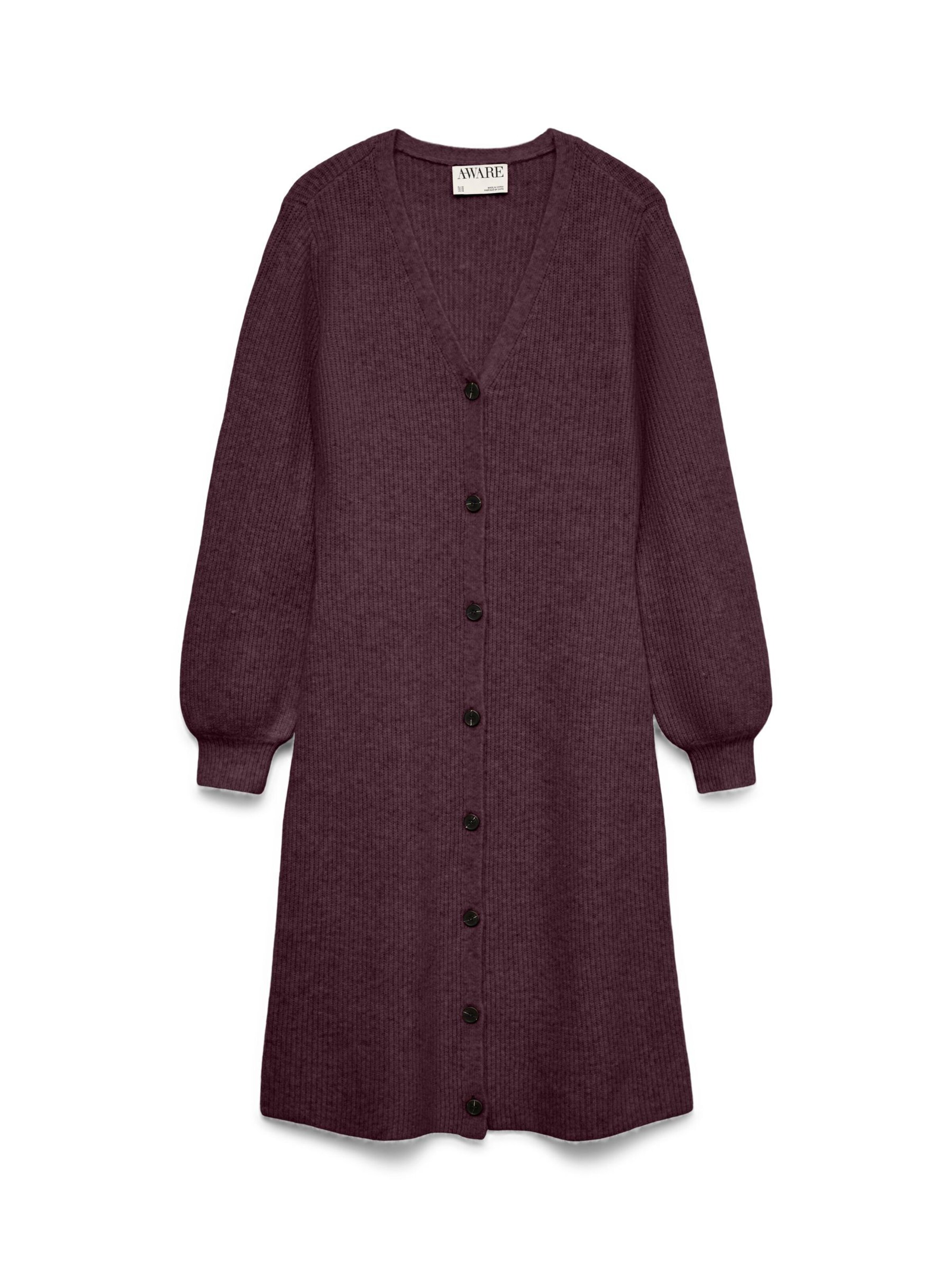 Robes en maille 'VMAweve' VERO MODA en rouge : devant