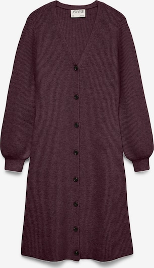 VERO MODA Strickkleid 'VMAweve' in weinrot, Produktansicht