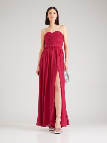 Robe de soirée mascara en rose