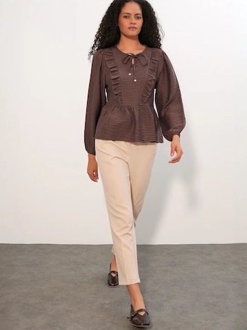 Bigdart Blouse in Brown