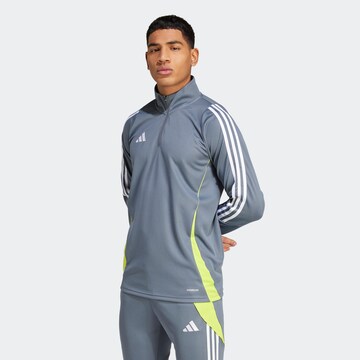 ADIDAS PERFORMANCE - Sweatshirt de desporto 'Tiro 24' em cinzento: frente