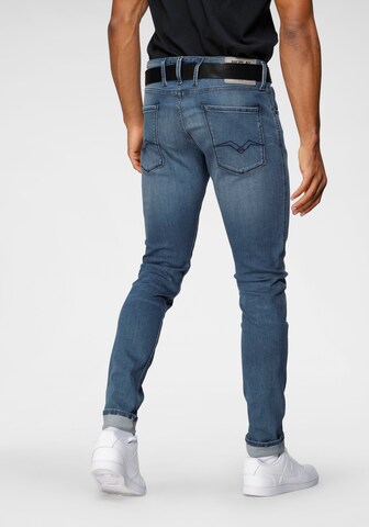 REPLAY Slimfit Jeans 'Anbass' i blå