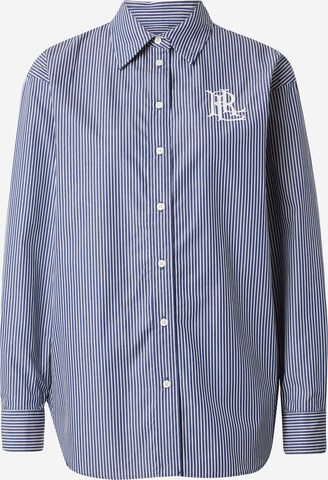 Camicia da donna di Lauren Ralph Lauren in blu: frontale