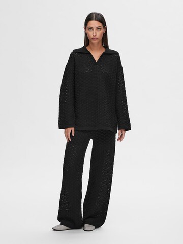 SELECTED FEMME Pullover in Schwarz