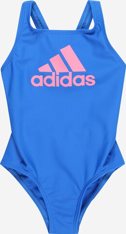 ADIDAS PERFORMANCE Athletic Swimwear 'Bagde of Sport' in Blue: front