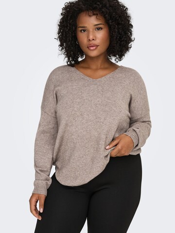 ONLY Carmakoma Sweater 'CARMargareta' in Grey