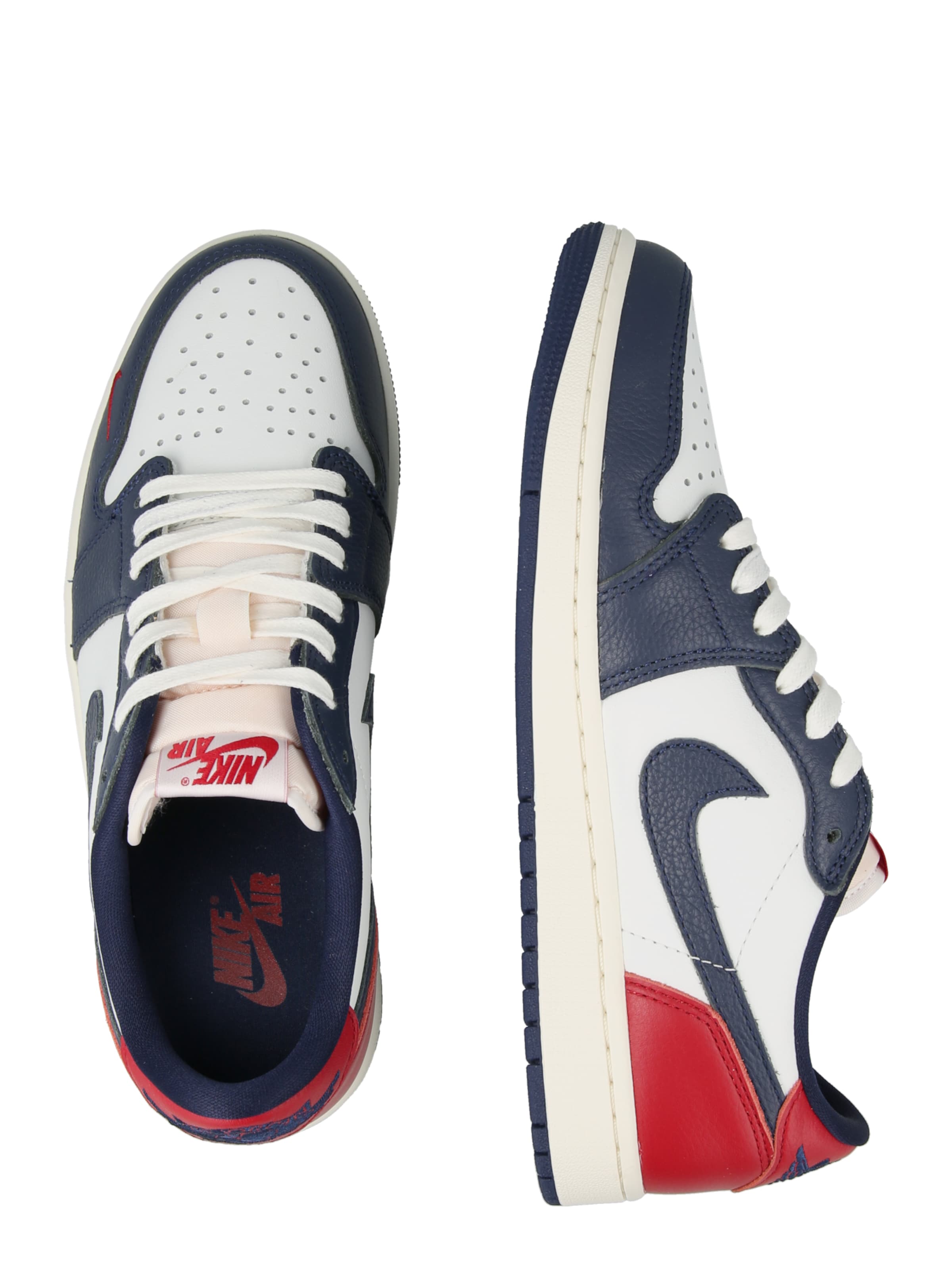 balta Jordan Sportbačiai be auliuko 'AIR JORDAN 1 RETRO': šonas