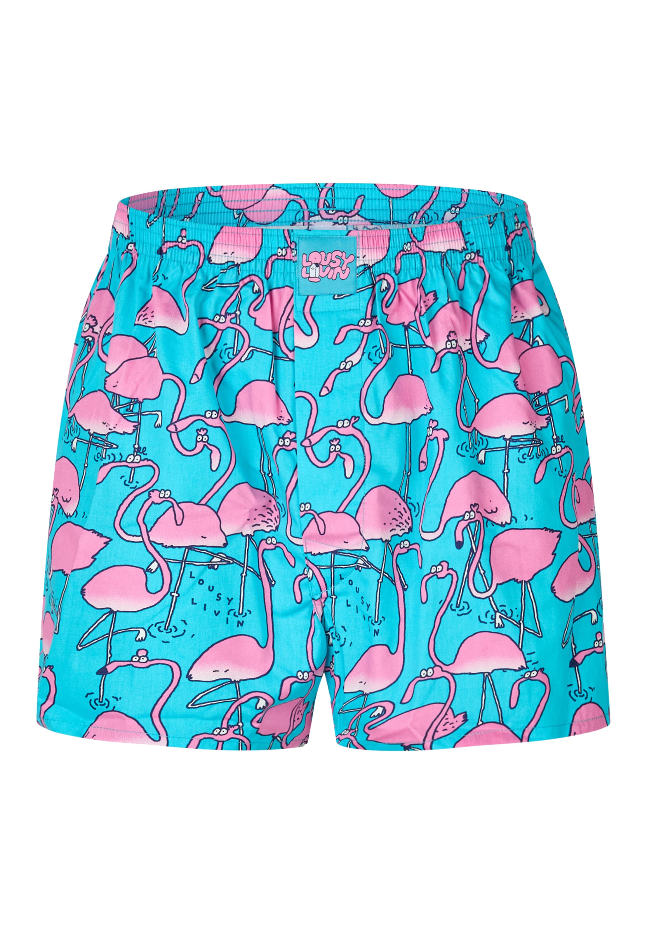Lousy Livin Boxershorts Set 'Animal' in Blau