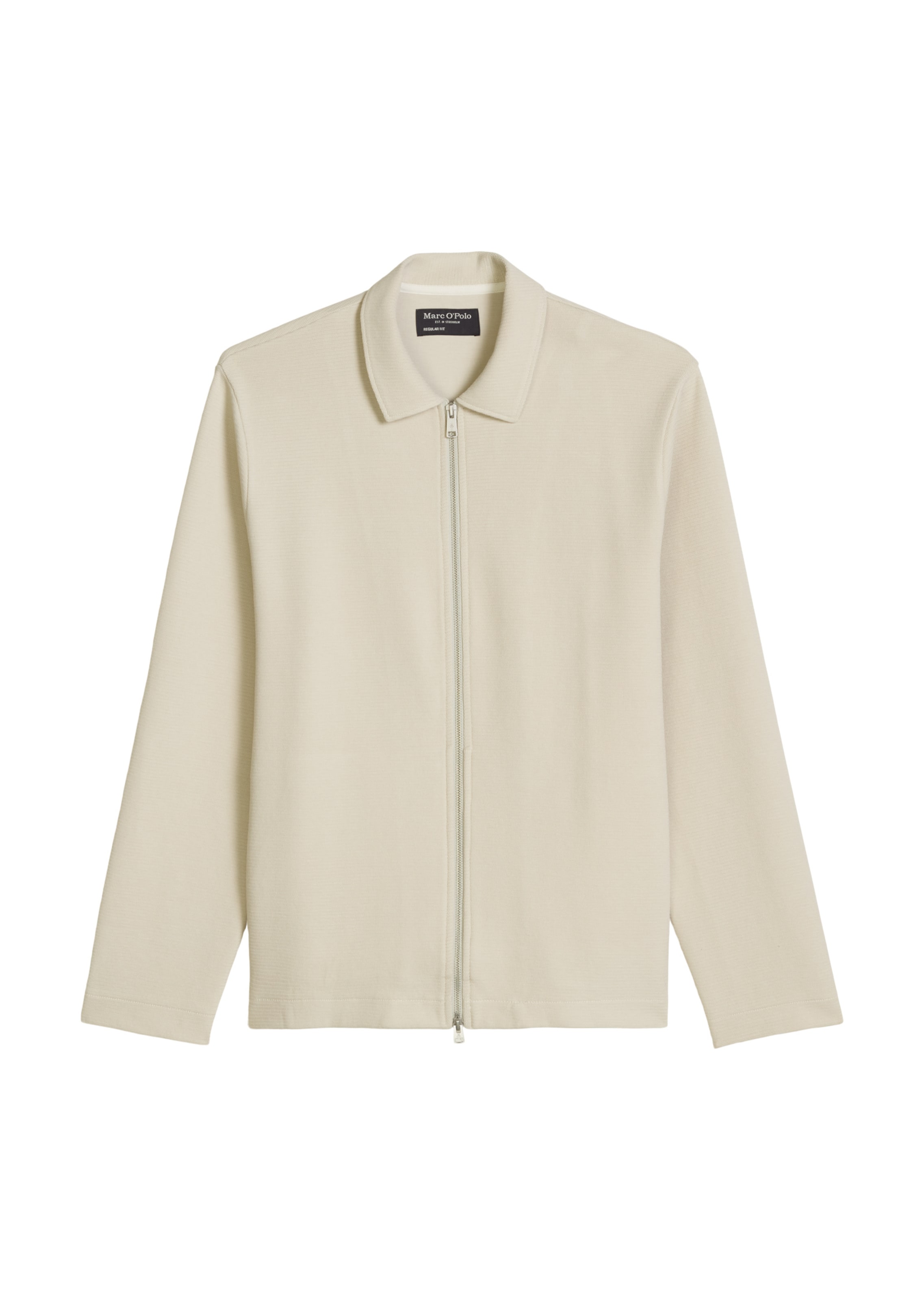 Marc O'Polo Sweatjacke in Beige: Vorderseite