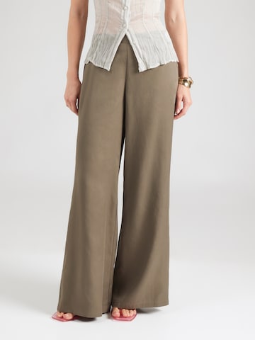 Wide Leg Pantalon Tally Weijl en vert : devant