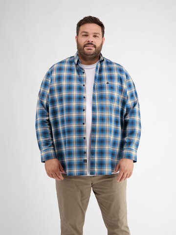 LERROS Regular fit Button Up Shirt in Blue: front