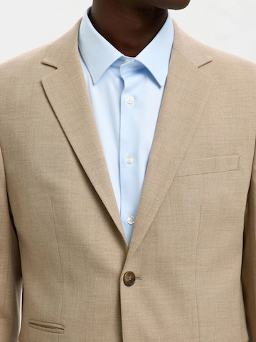Regular fit Giacca da completo '16087868' di SELECTED in beige