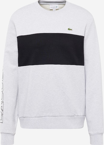 LACOSTE - Sudadera en gris: frente