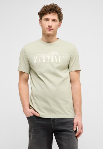 MUSTANG Shirt 'Austin' in Grün: Vorderseite