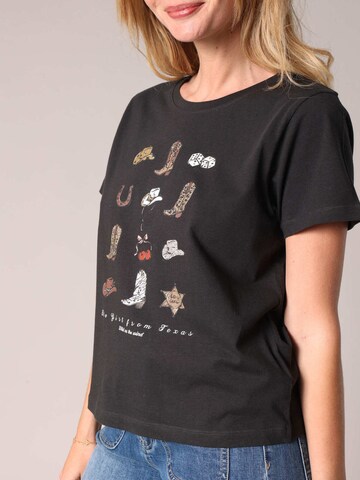 T-shirt 'Texas' Deeluxe en gris